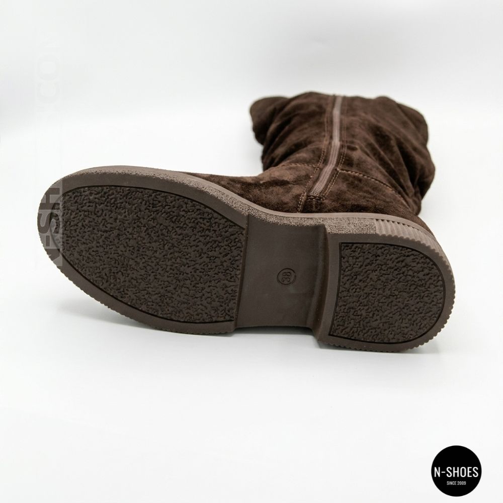 Warm Chocolate Suede Boots Romax Comfort 8181-10v-E 6032