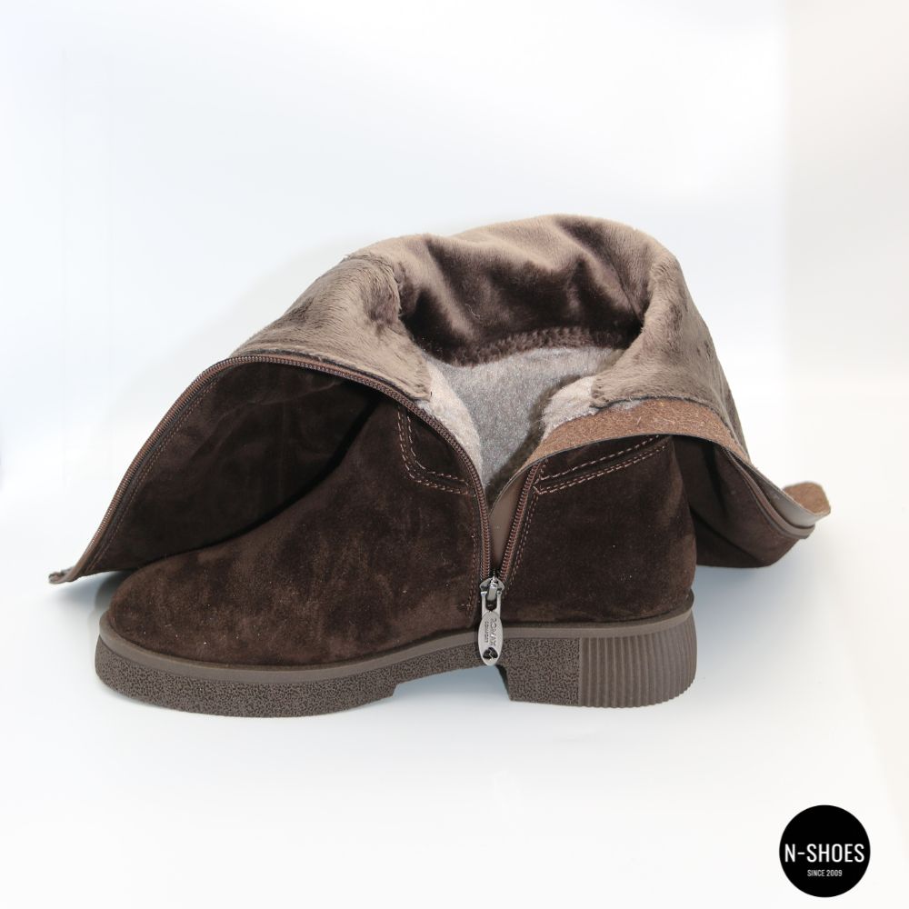 Warm Chocolate Suede Boots Romax Comfort 8181-10v-E 6032