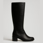 Жіночі демісезонні шкіряні чоботи KOTYL 1387 czarny lico 6033