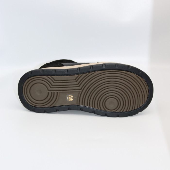 Женские зимние кроссовки Allsy Lonza 216022 203062 BLACK 6035 черные, шерстяной утеплитель