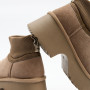 Жіночі зимові уггі Allsy Lonza на підборах, бежеві 204973 201672 8752-2 KHAKI 6036