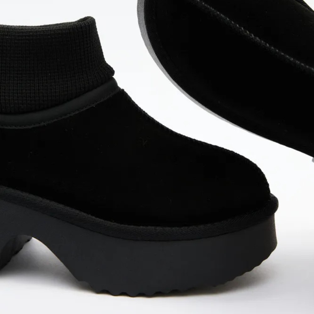 Жіночі зимові уггі на підборах Allsy Lonza 204971 201669 8752-1 BLACK 6037 з вовняним утеплювачем