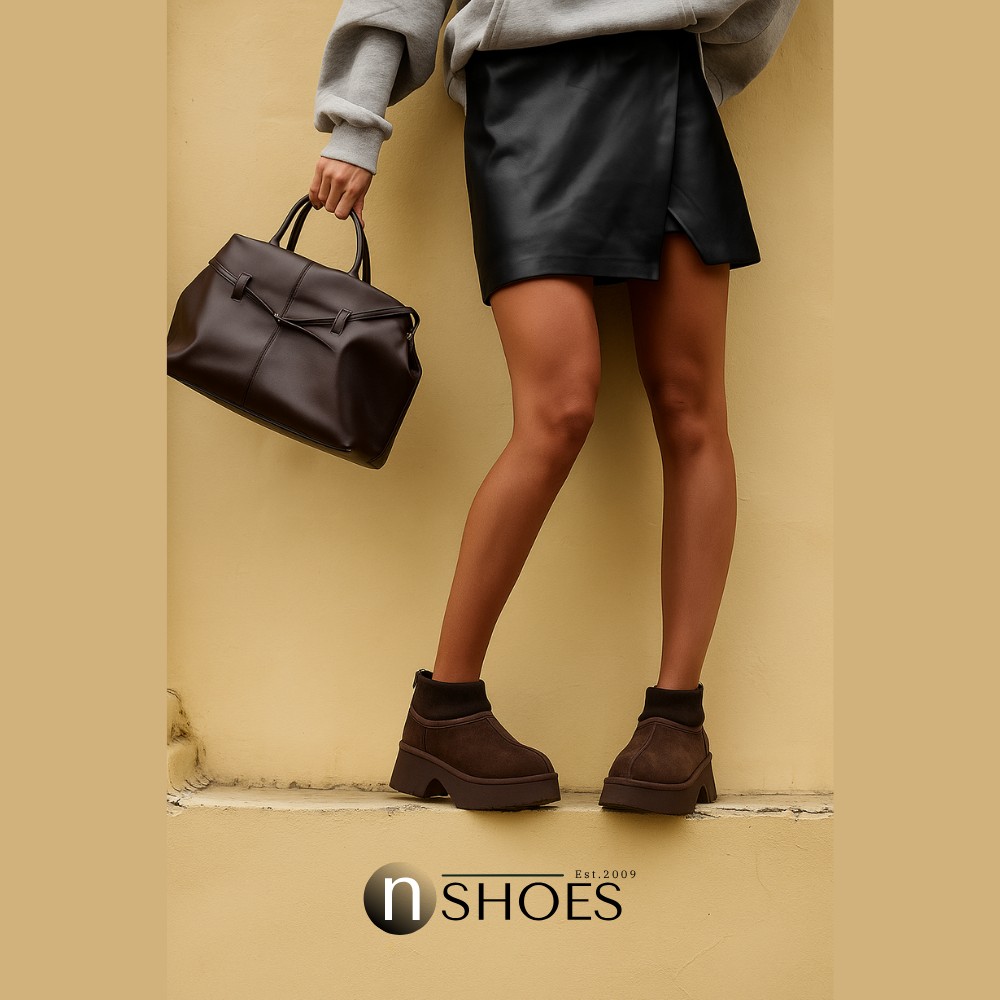 Жіночі зимові уггі на підборах Allsy Lonza 204972 201676 8752-3 BROWN 6038