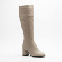 Kaniowski K-3451-0268: Elegant Beige Leather Boots