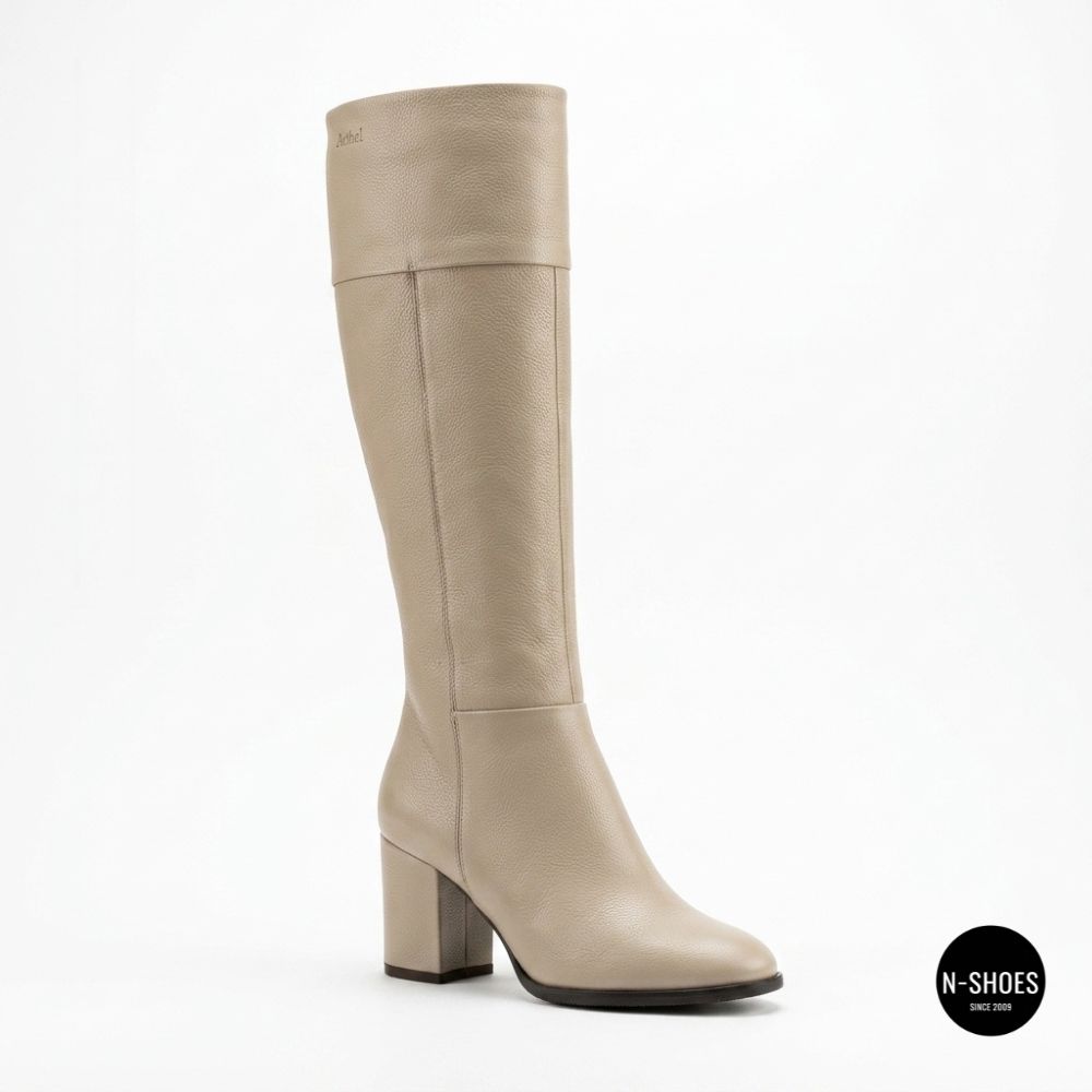 Kaniowski K-3451-0268: Elegant Beige Leather Boots
