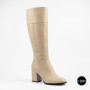 Kaniowski K-3451-0268: Elegant Beige Leather Boots