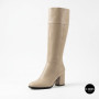 Kaniowski K-3451-0268: Elegant Beige Leather Boots