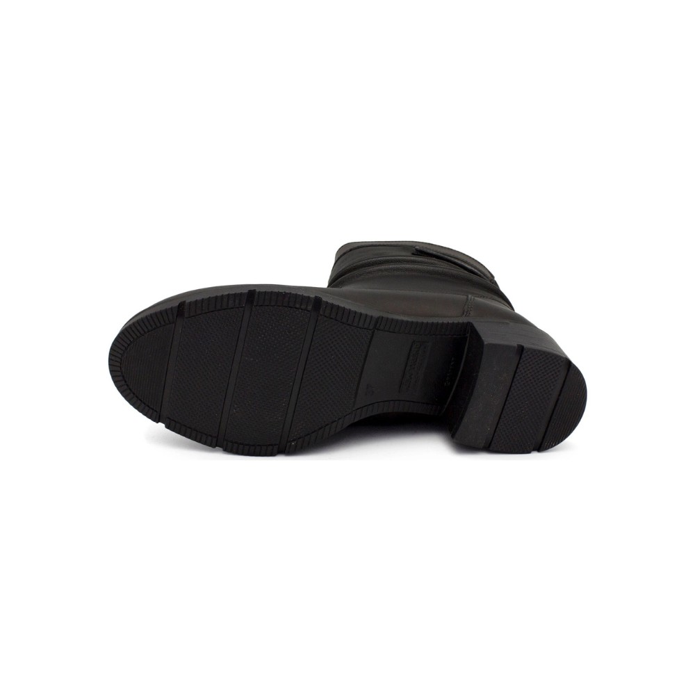 Жіночі анатомічні напівчоботи AXEL 4417-6042 чорні для широкої стопи