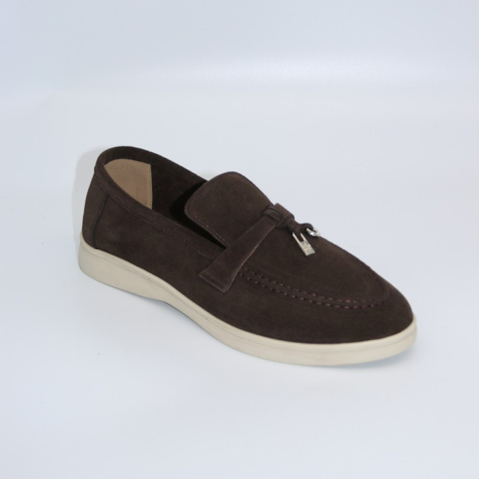 Elegant Suede Summer Charms Walk Lonza 222971 Loafers