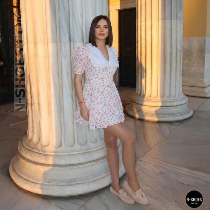 Бежевые замшевые лоферы Loro Piana Summer Charms Walk 206180 1098TZ-A 340-3041-32 C 6228