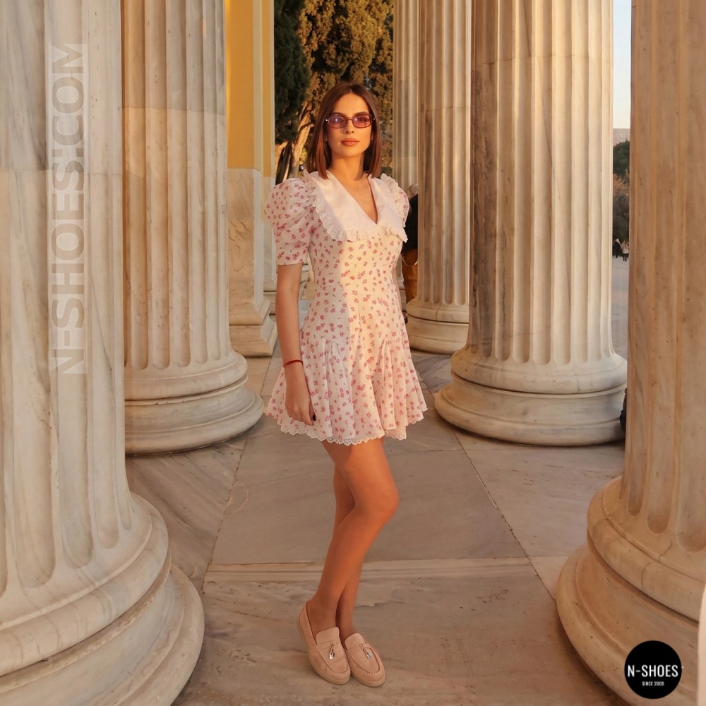 Бежеві замшеві лофери Loro Piana Summer Charms Walk 206180 1098TZ-A 340-3041-11 C 6044