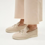 Жіночі лофери Loro Piana Summer Charms Walk, бежеві, замша - 206180 1098TZ-A 340-3041-11 C 6044
