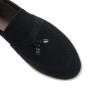 Жіночі замшеві лофери Loro Piana Summer Charms Walk, чорні - 206179 1098ТZ 340-3041 C 6045