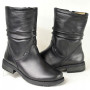 Жіночі зимові черевики AXEL (Польща) 4470 CZARNY 6046: натуральна шкіра, вовняне утеплення