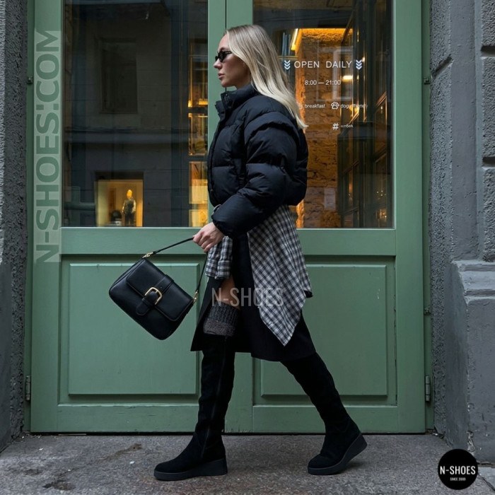 Luxurious Anna Lucci 203257 MX1088-3 Over-the-Knee Boots for Cold Days