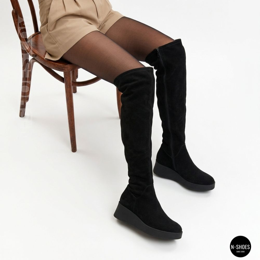Luxurious Anna Lucci 203257 MX1088-3 Over-the-Knee Boots for Cold Days