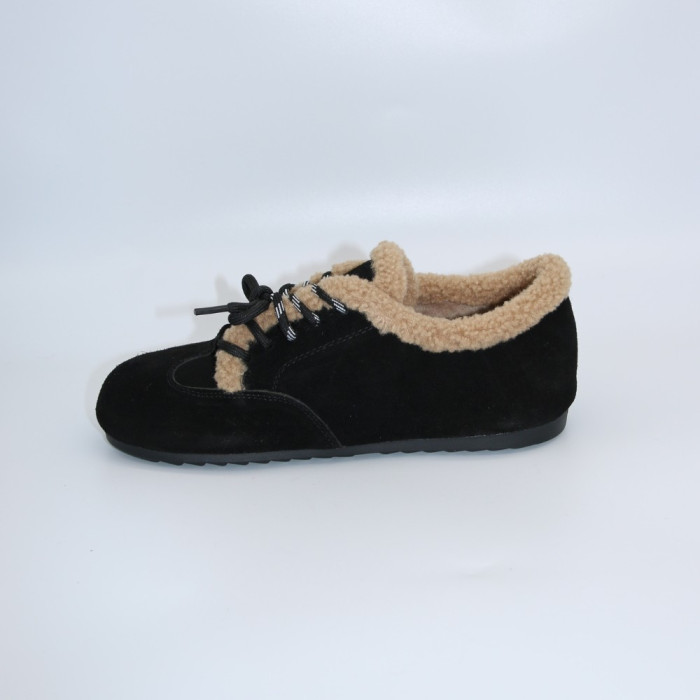 Женские зимние чёрные кеды Anna Lucci 205040 202454 205152 jnm556a black 6048 с мехом,
