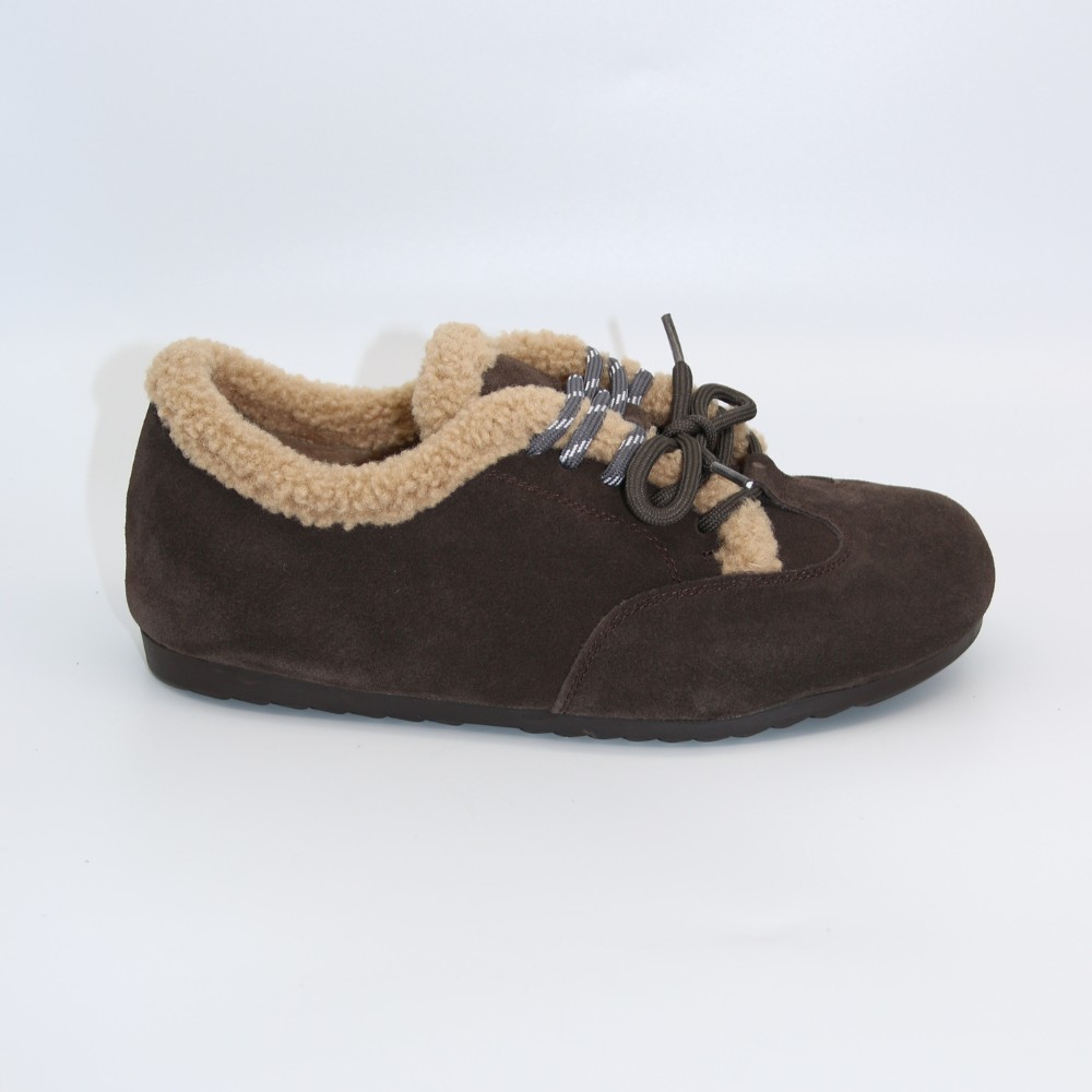 Жіночі зимові кеди з хутром Anna Lucci 202452 205153 JNM556B khaki 6049