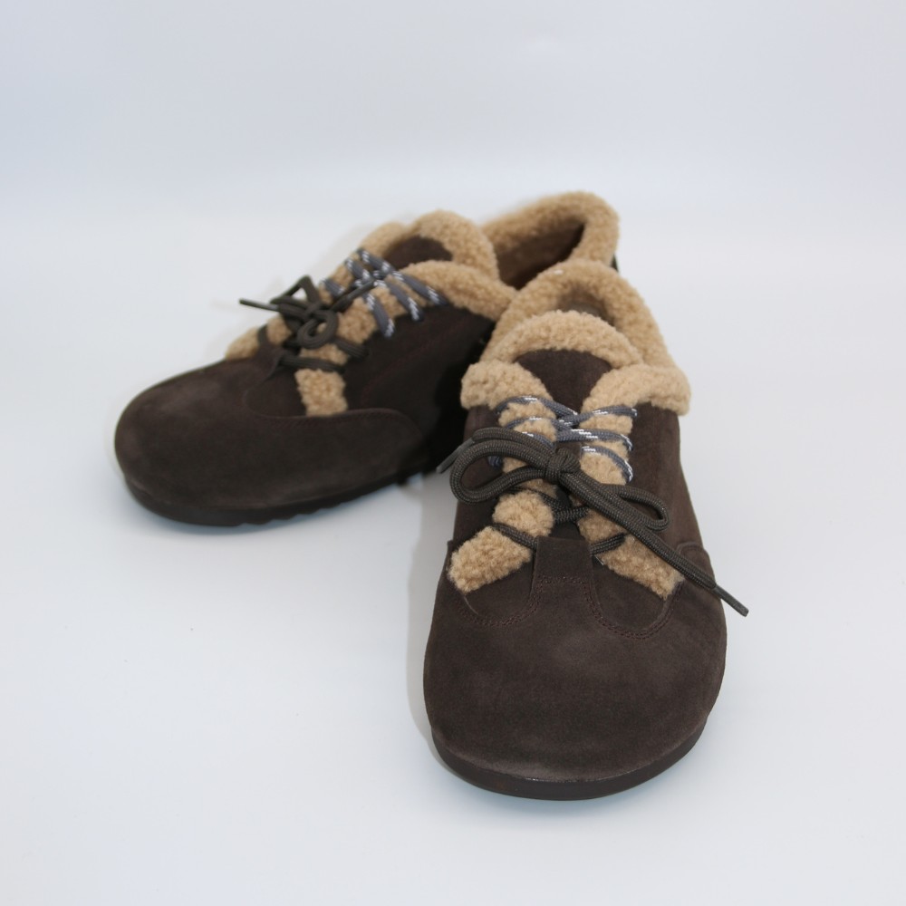 Жіночі зимові кеди з хутром Anna Lucci 202452 205153 JNM556B khaki 6049