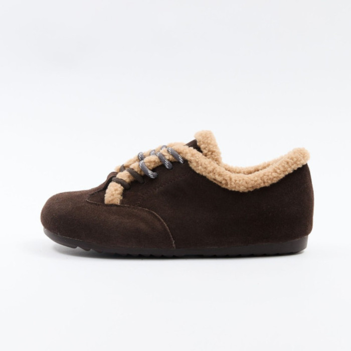 Женские зимние кеды с мехом Anna Lucci 205041 202452 205153 JNM556B khaki 6049