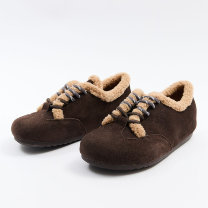 Женские зимние кеды с мехом Anna Lucci 205041 202452 205153 JNM556B khaki 6049