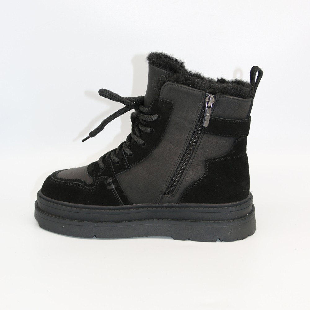 Жіночі зимові черевики Allsy Lonza 204424, 269008-1 black 6050 з вовняним утеплювачем