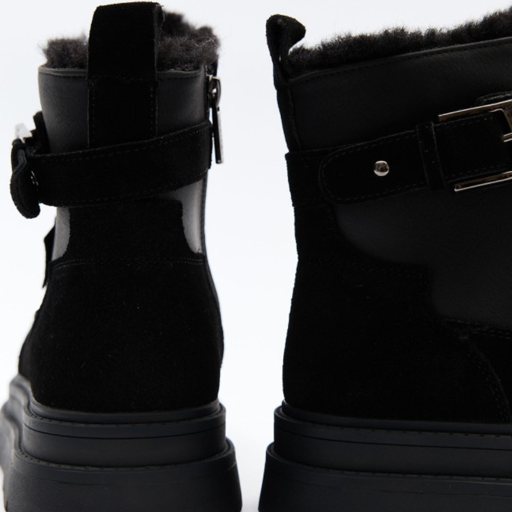 Жіночі зимові черевики Allsy Lonza 204424, 204902 269008-1 black 6050 з вовняним утеплювачем