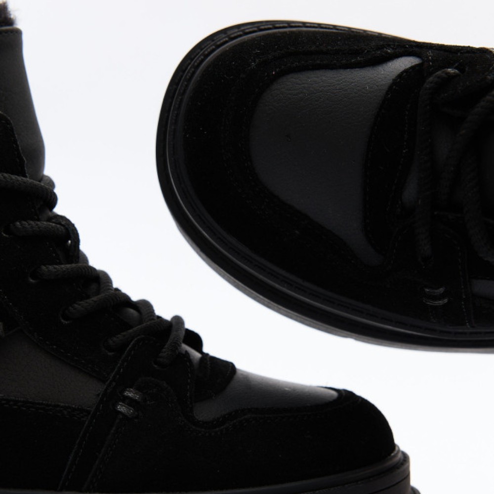 Жіночі зимові черевики Allsy Lonza 204424, 204902 269008-1 black 6050 з вовняним утеплювачем