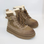 Жіночі зимові черевики Allsy Lonza 204720 202687 269008-3 khaki 6051 - бежеві, вовняний утеплювач