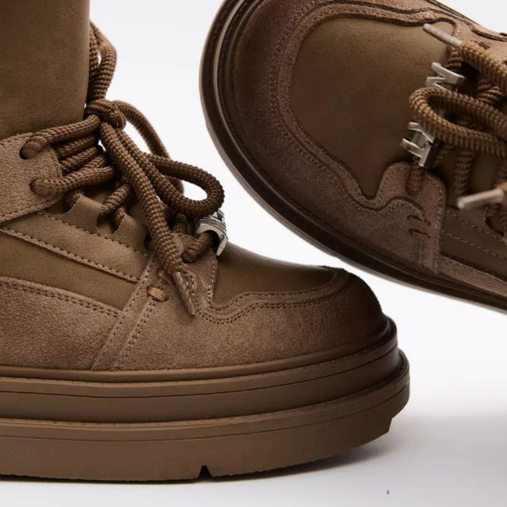 Жіночі зимові черевики Allsy Lonza 204720 202687 269008-3 khaki 6051 - бежеві, вовняний утеплювач