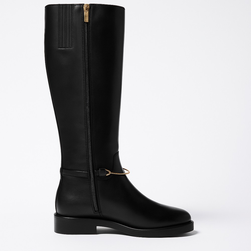 Жіночі чорні чоботи SIMEN 8038A SUWAN 6052 - еврозима