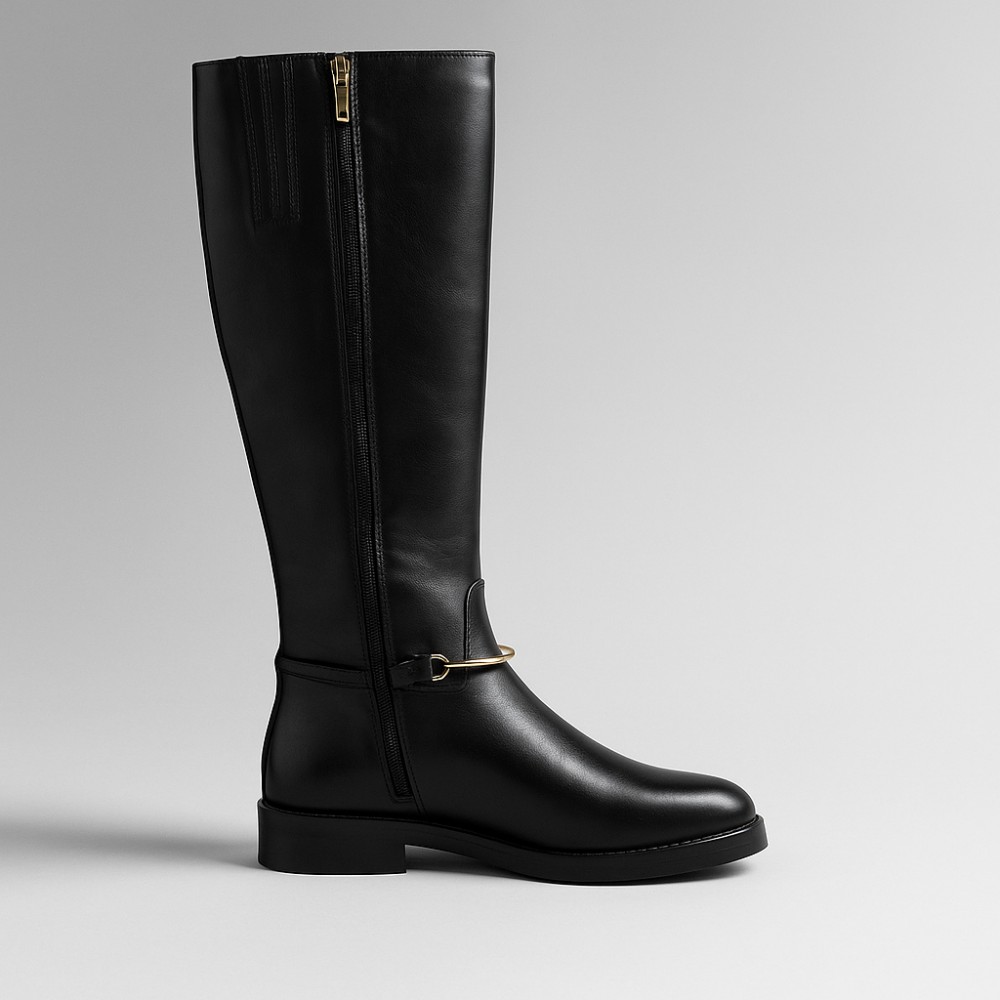 Жіночі чорні чоботи SIMEN 8038A SUWAN 6052 - еврозима