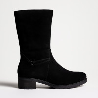 Жіночі зимові чорні чоботи ROMAX COMFORT 6037-4zim 6053 з утеплювачем з натуральної вовни