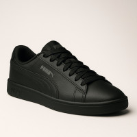 Жіночі шкіряні чорні кеди Puma Rickie Classic 394252-11 6055