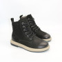Жіночі зимові черевики Allsy Lonza 203188 ZM25Z53R001-1 6062 - чорний нубук, тепле хутро, комфорт