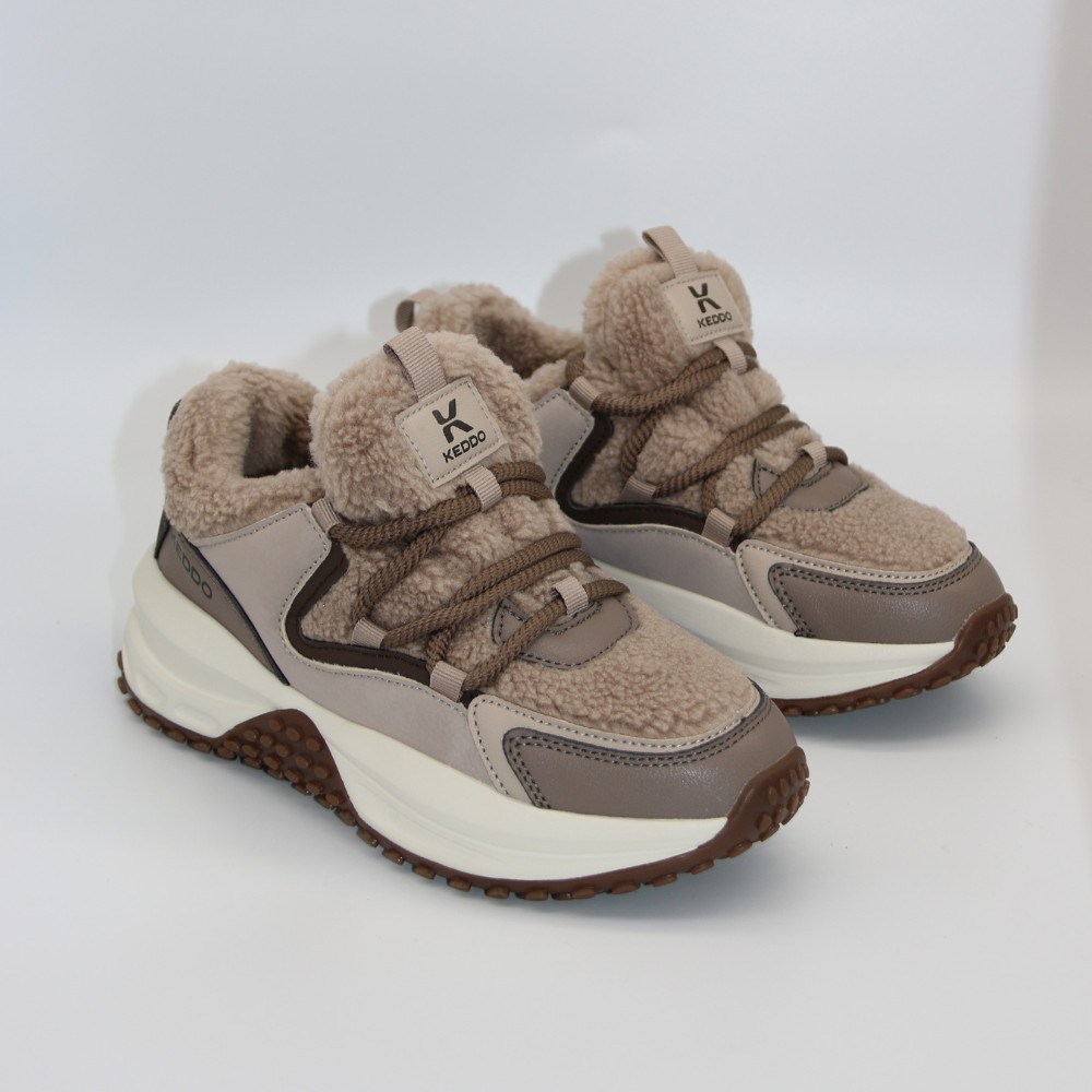 KEDDO 448178-04-04E 6063 жіночі зимові кросівки з хутром