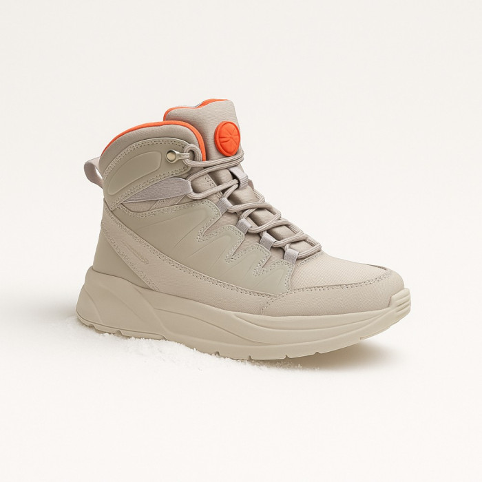 Серые кожаные ботинки GRUNBERG 148575-28-03-6067 с мембраной Gore-Tex