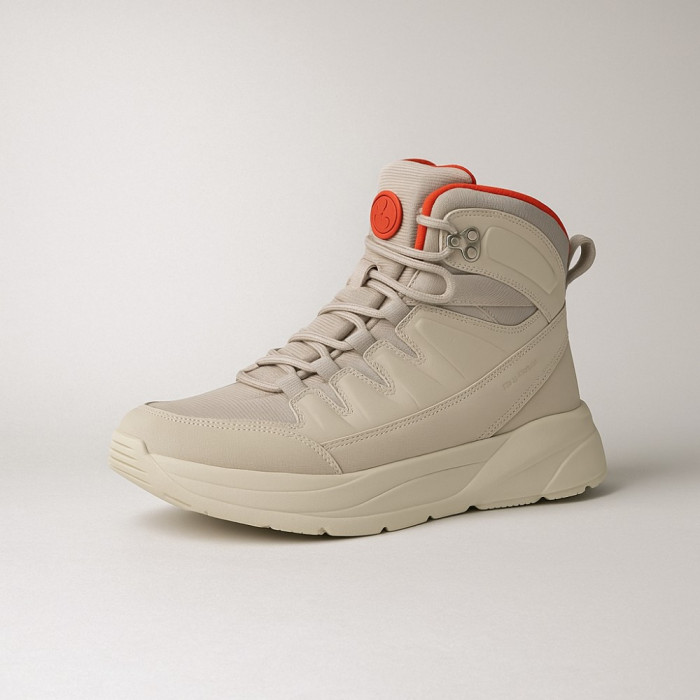 Серые кожаные ботинки GRUNBERG 148575-28-03-6067 с мембраной Gore-Tex