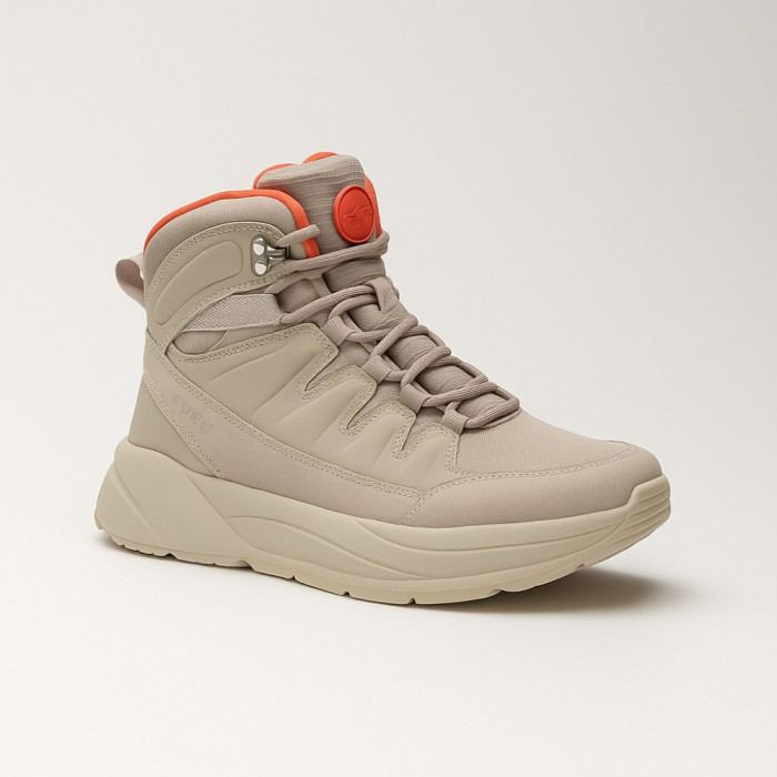 Серые кожаные ботинки GRUNBERG 148575-28-03-6067 с мембраной Gore-Tex