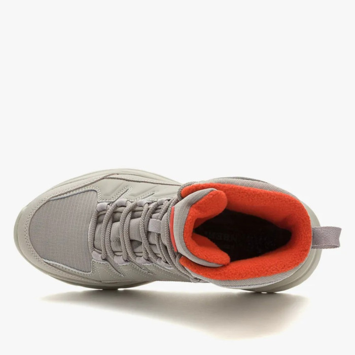 Серые кожаные ботинки GRUNBERG 148575-28-03-6067 с мембраной Gore-Tex