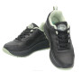 Women’s black leather sneakers Grunberg 148568/26-03 6076 with Thermotex insulation