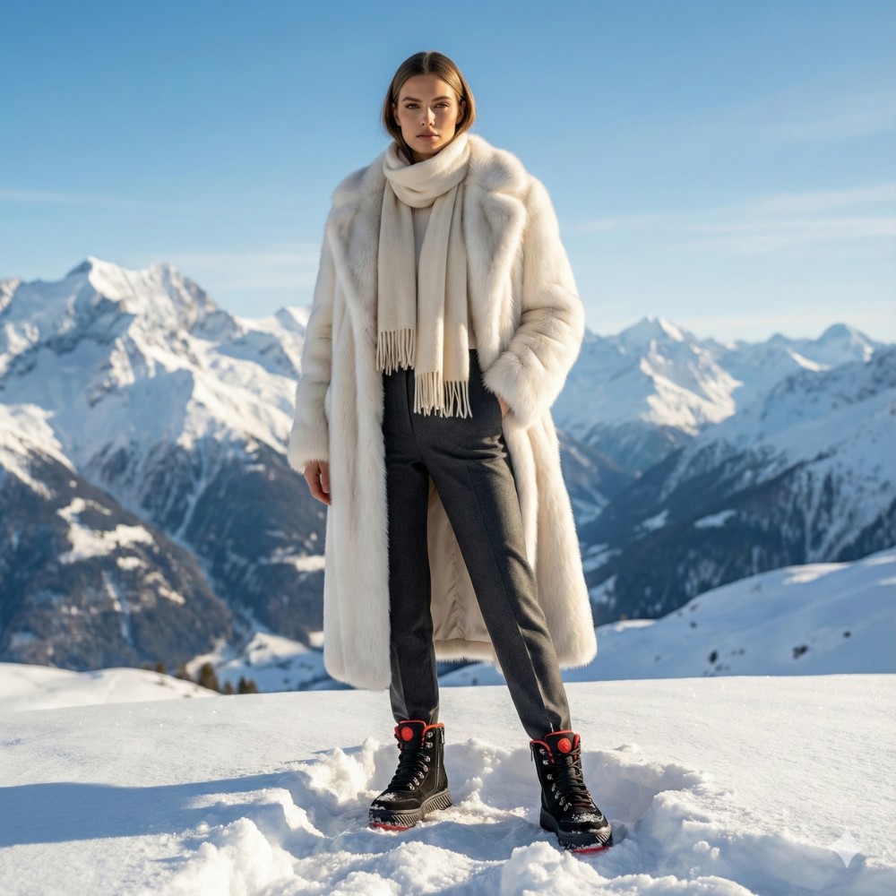 Женские зимние ботинки Grunberg 148569-09-01 6087 чёрные из натуральной кожи с шерстью