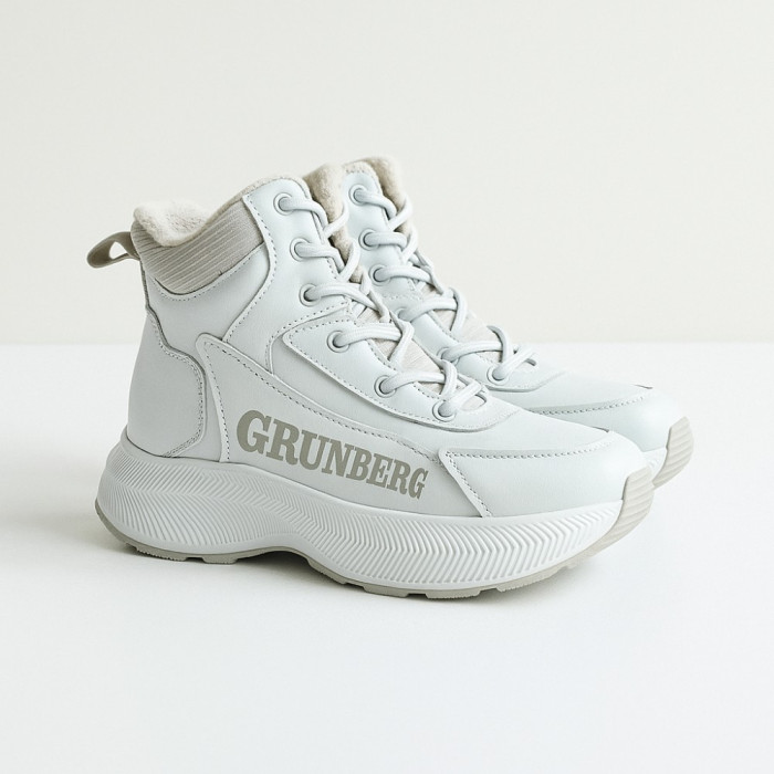 Зимние женские ботинки Grunberg 148577-20-02 6088 на шерстяном меху