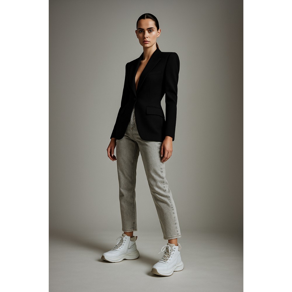 Жіночі зимові білі черевики Grunberg 148577-20-02 6088 - натуральна шкіра, вовняний утеплювач