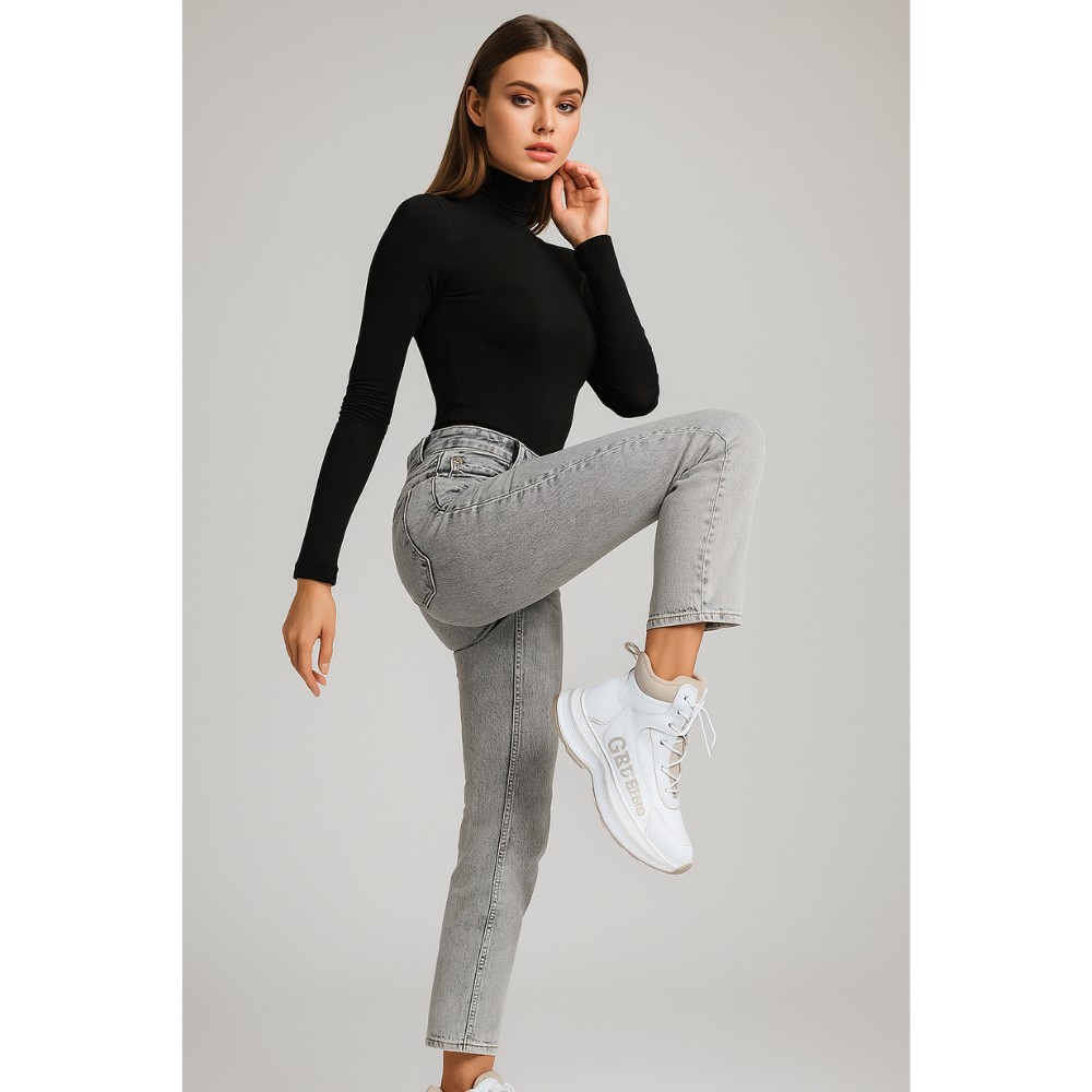 Жіночі зимові білі черевики Grunberg 148577-20-02 6088 - натуральна шкіра, вовняний утеплювач