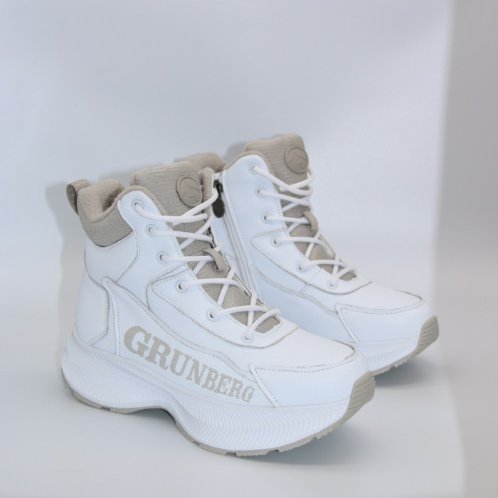 Зимние женские ботинки Grunberg 148577-20-02 6088 на шерстяном меху