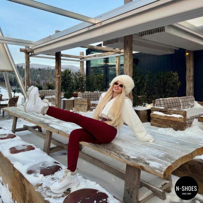 Зимние женские ботинки Grunberg 148577-20-02 6088 на шерстяном меху