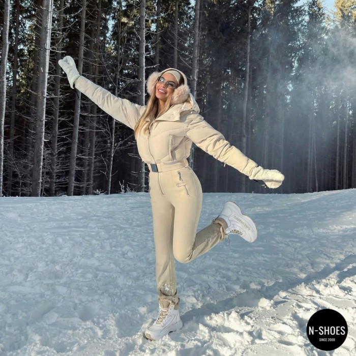 Зимние женские ботинки Grunberg 148577-20-02 6088 на шерстяном меху