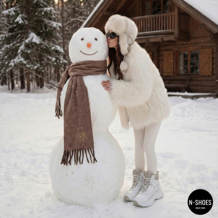Зимние женские ботинки Grunberg 148577-20-02 6088 на шерстяном меху