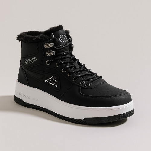 Женские зимние ботинки Kappa VSKA 007-6090 Black с мехом утеплением - оригинал, Италия